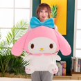 thumbnail image 4 of Kulomi-muñeco de peluche de Sanrio Melody para niñas, juguete de felpa de gran tamaño, cojín de cabecera, decoración de habitación Kawaii, juguetes de cumpleaños, 4 of 4