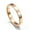3mm Rose Gold, variant on 316L Stainless Steel Roman Numerals CZ Band 3mm/4mm Mens Women's Ring Size 5-11