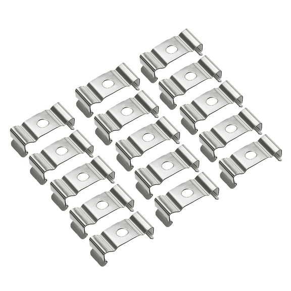 15 Pcs T5 Fluorescent Tube Lamp Bracket Holder Metal Socket Connector