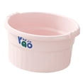 thumbnail image 3 of Bañera de pies con puntos de , ligera y portátil, para remojar los pies, para relajarse, pedicura y uso doméstico. Rosa, 3 of 8