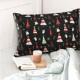 thumbnail image 4 of Salouo Christmas Tree and Gold Socks Pattern Pillow Cases,1PC Pillow Covers with Envelope Closure Decorative Pillow Case for Bed Couch,Pillows Not Included-20"x30", 4 of 6