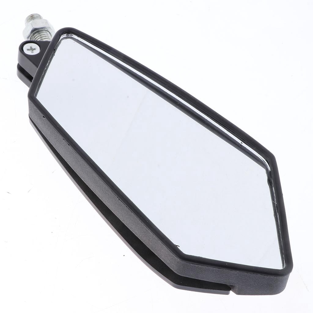 2Pcs Motorbike Scooter Moped 8/10mm Rear View Side Mirrors for XF125/ZY100T/ZY125T/LYM100T-3 Quad ATV Black