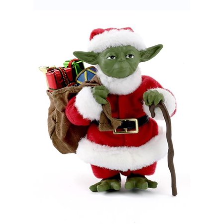 Star Wars Fabriche Yoda in Santa Suit Table Piece Christmas Figurine SW0117 New