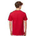 thumbnail image 3 of M&O Gold Soft Touch T-Shirt for Men, 100% Cotton Short Sleeve Taped Neck Deep Red Tee, 3XL, 3 of 6