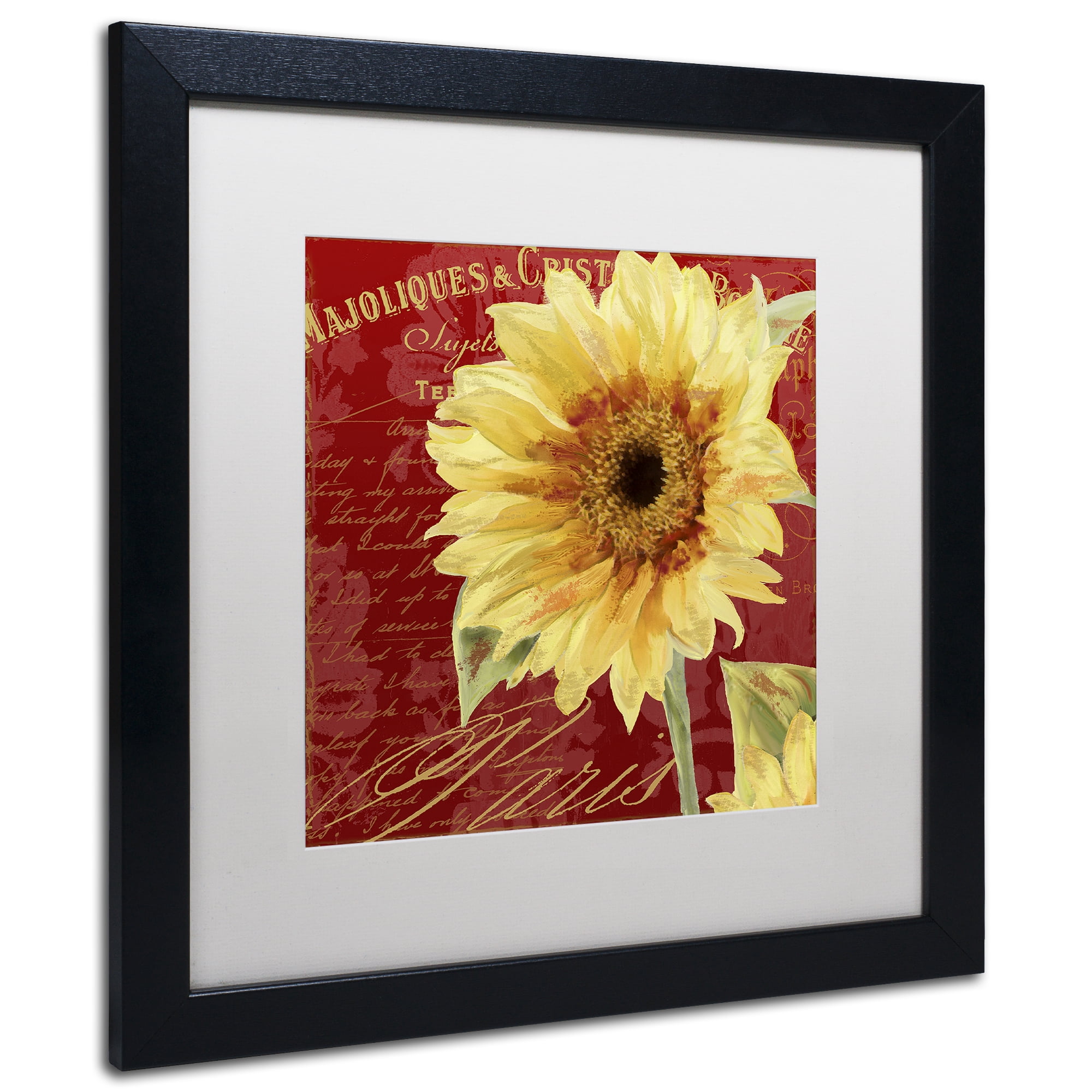 Trademark Fine Art 'Ete III' Black Framed Art by Color Bakery