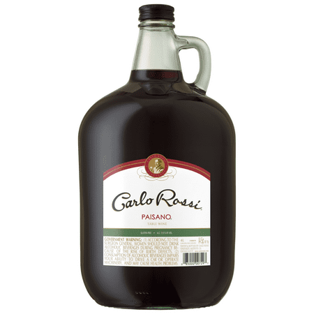 Carlo Rossi Paisano Red Wine, 4L Bottle