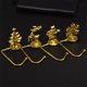 thumbnail image 4 of Soporte de calcetín navideño para repisa de seguridad, ganchos antideslizantes con forma de muñeco de nieve y alce para chimeneas, 4 of 5