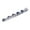 Clear, variant on UDIYO Manicure Pen Holder Reusable Smooth Surface Lightweight 5 Grids Nail Art Painting Brush Pen Holder for Women