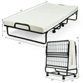 thumbnail image 2 of Patiojoy Lit Pliant avec Matelas en Mousse Mémoire Lit d'Appoint Pliant Lit de Jour, 2 of 10