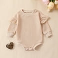 Baby Boy Girl Knit Sweater Bubble Romper Oversized Crewneck Sweatshirt