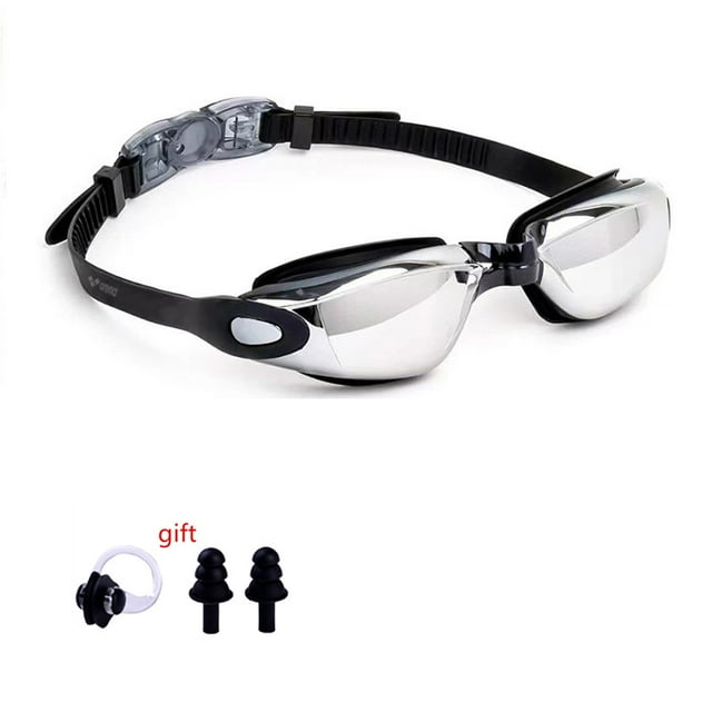 Lunettes de Natation Anti-Fuite Anti-Buée Protection Complète HD Ajustables pour Hommes et Femmes pour Adultes