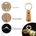 thumbnail image 5 of Gustave 10Pcs Bottle Cork Lights 2.5ft 15 LED Wine String Lights Decor Rope Strip Wire Fairy Lamp for DIY, Christmas Wedding Party Decor "Warm White, 0.75m", 5 of 9