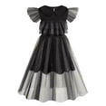 thumbnail image 2 of Disfraz de cosplay Disfraz de niña transpirable Negro para fiesta de cumpleaños 130cm 6-7T Sywqhk libre de BPA, 2 of 7