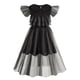 thumbnail image 1 of Disfraz de cosplay Disfraz de niña transpirable Negro para fiesta de cumpleaños 140cm 7-8T Ehuebsd libre de BPA, 1 of 7