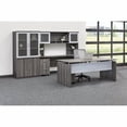 thumbnail image 3 of Mayline MNCNZ63LMH 63 in. Medina Beveled Edge Credenza, Mahogany, 3 of 5