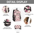 thumbnail image 4 of JIALIOU 14" Laptop Backpack Waterproof Airline Approved Stylish Casual Daypack for Travel Business College Work, Disco Balls Wear Santa Hats, 4 of 8