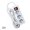 3 holes, variant on Travel Plug Adapter, Power Strip with Individual Switches, US to Europe Type E/F Plug Adapter, International Power Strip with Outlets and USB, Overload Protection Switches - Style A/2M