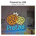 thumbnail image 4 of Letrero De Neón Pretzel Con Luz LED Regulable Para Restaurantes, Cocinas, Tiendas De Delicatessen, Pasteles Escaparates, Negocios, Decoración 40cmx30cm, 4 of 7