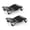 Black, variant on Wisykoke Wheel Dolly Set of 2 Car Moving Dolly 1500 LB Capacity Heavy-Duty Cart for Moving Cars, Trucks, Trailers, Boats, Motorcycles