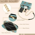 thumbnail image 3 of FORMRS Women Crossbody Purse with Chain Strap Vegan Leather Shoulder Handbag, Cartoon Capybaras, 3 of 7