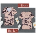 thumbnail image 6 of Chase Secret Womens Tie Dye Short Sleeve V Neck Tee Shirts Summer Casual Loose Fashion Tops Petite, 6 of 6