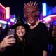 thumbnail image 5 of Máscara de látex con forma de dragón con forma de media máscara con mandíbula móvil para Halloween, 5 of 8
