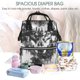 thumbnail image 5 of Disketp Majestic Wolf Landscape Mochila de Pañales de Gran Capacidad con Múltiples Bolsillos, Mochila de Viaje Multifuncional para Bebé, Unisex, Moderna y Resistente, 5 of 6