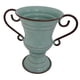 thumbnail image 4 of Maceta de hierro creativa con forma de trofeo retro, contenedor decorativo de metal para plantas. Azul, 4 of 8