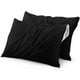 thumbnail image 1 of Protector de almohada Utopia Bedding impermeable (paquete de 2) negro, 1 of 8
