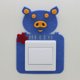 thumbnail image 5 of Pegatinas de pared Zulema Adorno Hogar Fieltro Interruptor Luz Cerdo 8Pcs, 5 of 8