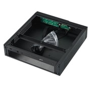 TX07 Mini ITX HTPC Desktop Computer Chassis HTPC Case Frame Heat Dissipation Mini HTPC Case for Home Video Computer