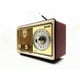 thumbnail image 3 of Radio portátil, Vintage Bluetooth FM/AM/(MW)/SW Radio, Diseño clásico de madera Retro Bluetooth Radio, Vintage Radio Set Compatible con tarjeta TF/AUX/USB/5W Altavoz Afortunado Sencillez, 3 of 6
