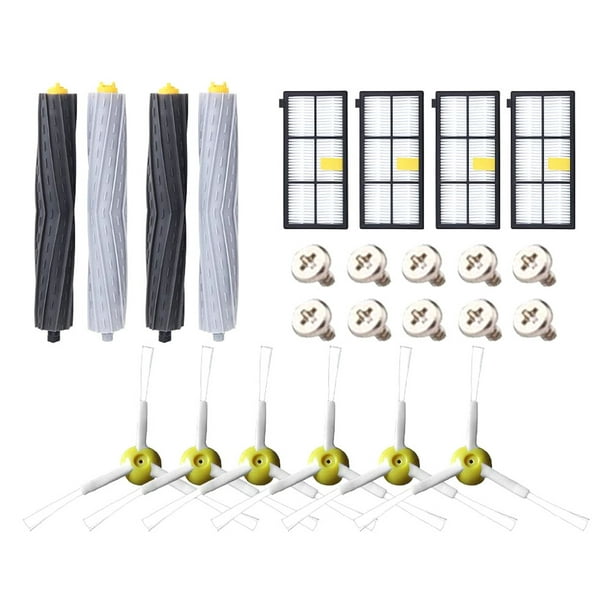 Adecuado para la serie de accesorios de barredora irobot roomba, filtro, cepillo lateral, juego de cepillo principal 001