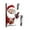 C, variant on 3D Christmas Wall Sticker 3D Merry Christmas Wall Decals Christmas Snowman Decal Xmas Holiday Decoration Christmas Party Supplies Christmas Santa Claus Sticker