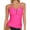 AA-Neon Rose, variant on Women's Shirred Swim Tops Cutout Swimsuits Tummy Control Bathing Suit Tops Tankini Tops for Women