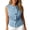 #0097-Gray, variant on Uootdi Women's Vests Sleeveless Asymmetrical Button Front Denim Vests Casual Daily Style Durable Slim Fit Waistcoats Gift