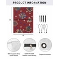 thumbnail image 2 of 4th of July RV Awning Sun Shade Screen 9'X7' Sunflower Mesh Sunscreen Star Red White and Blue Awning Shade Screen with Zipper UV Blocker Completed Kits Outdoor Canopy for RV Motorhome Camper Travel, 2 of 7