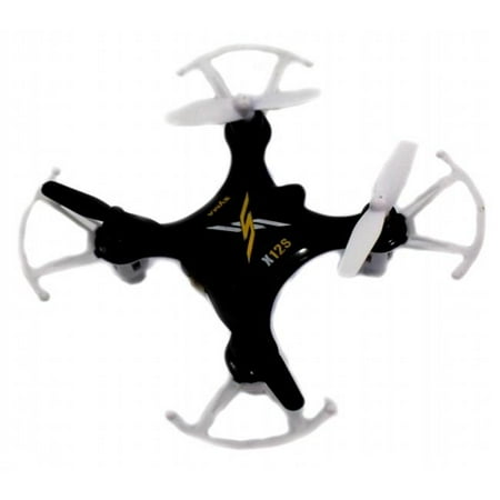 AZ Trading & Import X12S Black 4CH Nano 6-Axis Gyro RC Quadcopter, Black