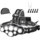 thumbnail image 1 of Head Torch,super Bright Headlight,18000 Lumens 8 Led 8 Modes Headlamp,rechargeable Waterproof, 1 of 5