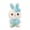 Blue, variant on Cuddly Big Soft Sleeping Plush Huggable Rabbit Stuffed Animals Toy Sofa Cushion Doll, Easter Bunny Plushie Toys Best Valentine Birthday Christmas Great Gifts (13.8 inch, Pink,Love Heart)
