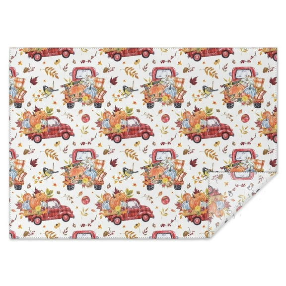 Fall Theme Tablecloth 60x84 Inch, Washable Polyester Rectangular Table Cover for Autumn Thanksgiving Party, Picnic, Indoor & Outdoor Dining Decor.
