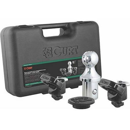 Hide Ball Gooseneck Hitch - Curt Manufacturing Cur60618 Ram Gooseneck Ball And Safety Chain Anchor Kit