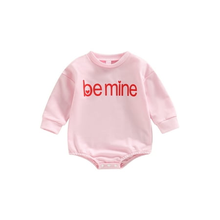 

Gwiyeopda Infant Baby Girl Clothes Cotton Romper Sweatshirt Long Sleeve Bodysuit Top Shirt 0-24 Months