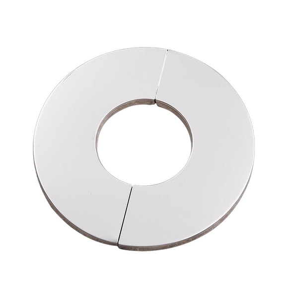 LAIQIEN Stainless Steel Split Round Escutcheon Plate for Kitchen Faucets Sinks Toilets