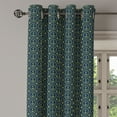 thumbnail image 2 of Ambesonne Anchor Grommet Curtain, Cruise Travel Trip Theme, 50" x 120", Indigo Yellow, 2 of 6
