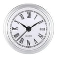 thumbnail image 2 of Round Clock Insert Movement Wall Clock Decorative Rim Silent Non Ticking Battery 2.4in for Clock Making Clock Crafts office and home , 17, 2 of 8