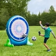 thumbnail image 2 of Hearthsong Jumbo 57-Inch Inflatable 2-in-1 Darts and Soccer Game with Double-Sided Board, 2 of 10