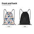 thumbnail image 2 of Yiaed Cute Sea Animals Print Drawstring Bags Drawstring Backpack Bulk String Back Pack Gym Sport Bag-Medium, 2 of 5