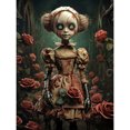 thumbnail image 1 of 5D DIY Con Taladro Esqueleto Halloween Muñeca 30x40cm, 1 of 9