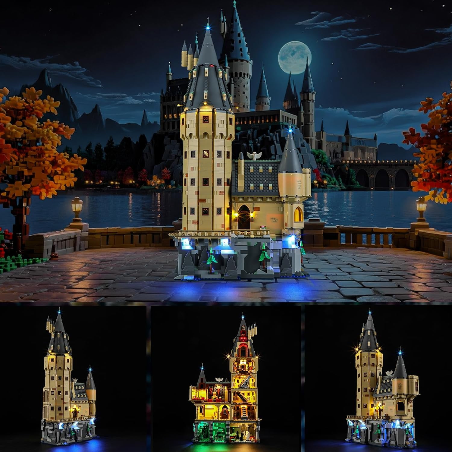 LED Light for Lego-76454 Harry Potter Hogwarts™ Castle: The Main Tower Building Blocks Model (Building Set NOT Included)